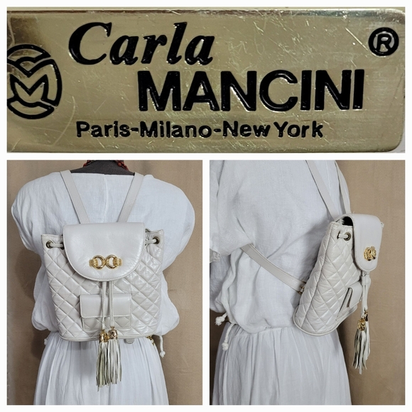 Leather quilted Bag - Picture 1 of 8